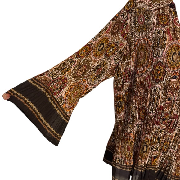 GORGEOUS FALL COLORS TOP/BLOUSE PLUS SIZE: 2X #E - Picture 3 of 8